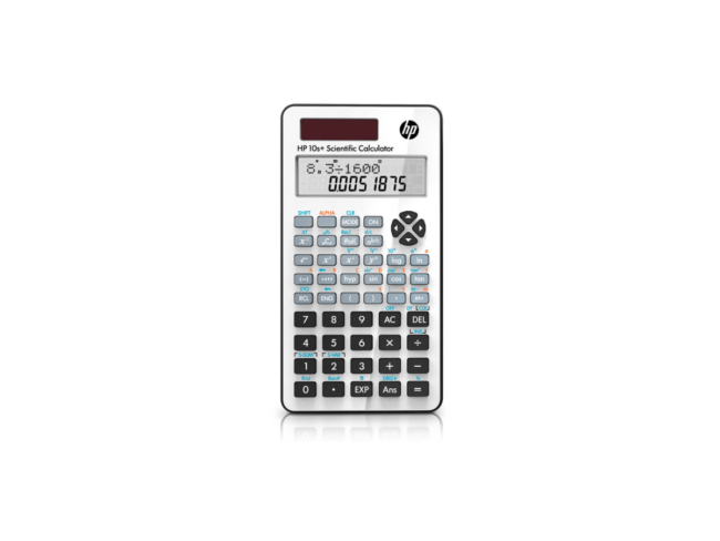 HP 10s + Scientific Calculator, Solar&Battery Power, Protective Cover