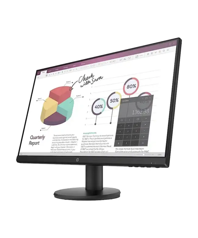 HP P24V-G4 IPS Full HD (1920x1080) LED 23.8-inch Monitor- HDMI, VGA - Black