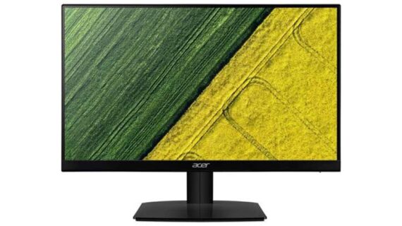 Acer Widescreen 27.0'' LED Monitor (R271B)..Resolution: Full HD (1920x1080) at 75 Hz ..Connector Types: 1xHDMI, 1xVGA (1.8M-Cable Included), Black Color