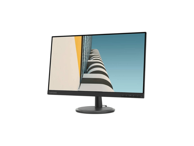 Lenovo L22e-30 - 21.5 Inch Monitor, VA Panel, FreeSync, NearEdgeless 3 Sides, 75Hz, 4ms, HDMI, VGA, Anti-Glare, Flicker Free, Low Blue Light, Tilt Stand, VESA Mount Monitor - Black | 66CBKAC1AE