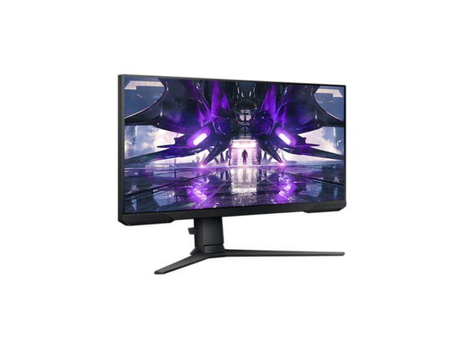 Samsung Odyssey G3 24'' Flat VA Gaming Monitor, 165Hz Refresh Rate, 1ms Response Time, AMD FreeSync, Height Adjustable Stand, 16:9 Aspect Ratio, 72% Color Gamut, DP, HDMI, Black | LS24AG320NMXUE