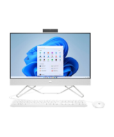 HP 24-cb1025nh  All-In-One  Intel® Core™ i5- 1235U 12th Gen Processor, 8GB Ram, 512GB SSD, 23.8'' Full HD, Win11 Pro, White Color, 6V339EA