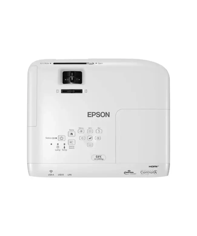 Epson EBX49 3LCD Projector XGA 3600 ANSI lumen HDMI 1080P, White(V11H982040)
