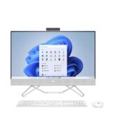 HP 24-cb1013nh All-In-One Intel® Core™ i7- 1255U 12th Gen Processor, 8GB Ram, 512GB SSD, 23.8'' Full HD,Win11 Pro, White Color, 6M805EA