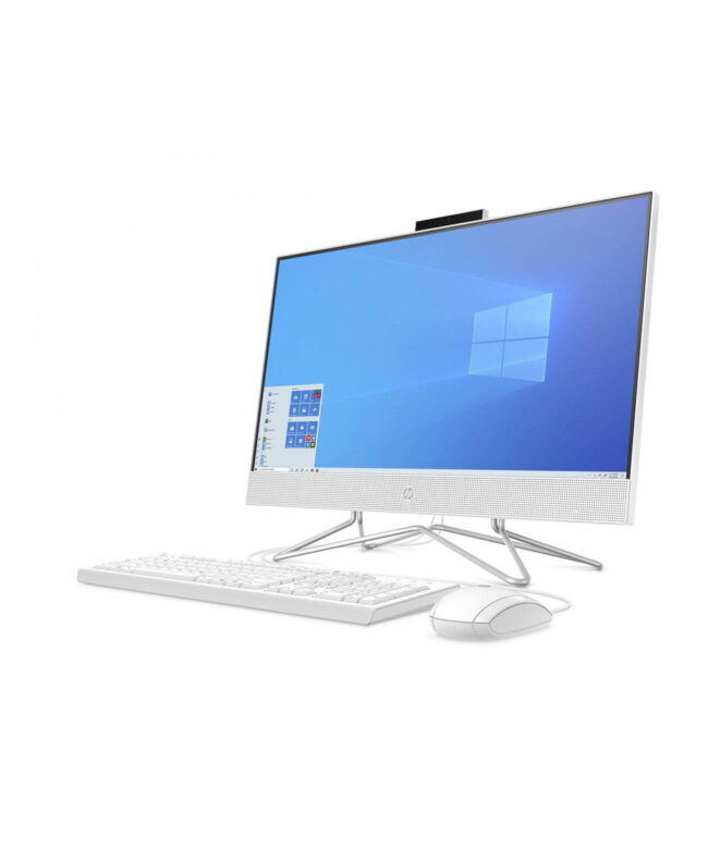 HP 24-cb1013nh All-In-One Intel® Core™ i7- 1255U 12th Gen Processor, 8GB Ram, 512GB SSD, 23.8'' Full HD,Win11 Pro, White Color, 6M805EA