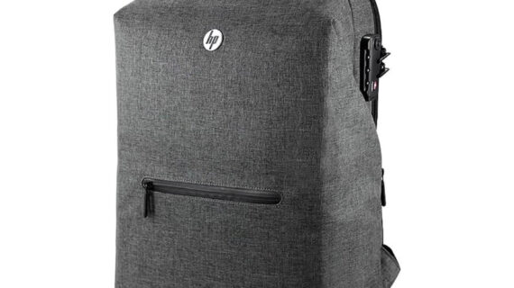 HP 15.6" ZHAN series business backpack computer bag anti-theft backpack with external power supply gray,2XN94PA