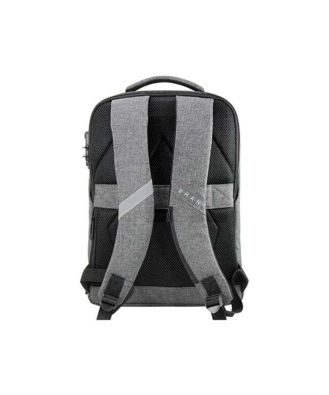 HP 15.6" ZHAN series business backpack computer bag anti-theft backpack with external power supply gray,2XN94PA