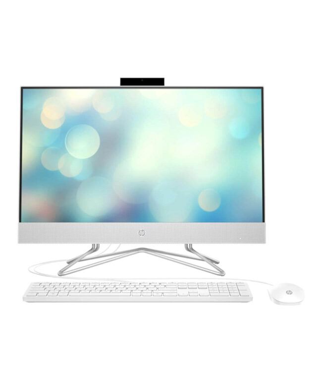 HP 24-cb1172nh All-in-One Computer Intel® Core™ i5-1235U 12th Gen Processor, 8GB Ram, 512GB SSD, 23.8'' Full HD (1920x1080) Screen, Win 11 H, White Color, 7G8W7EA