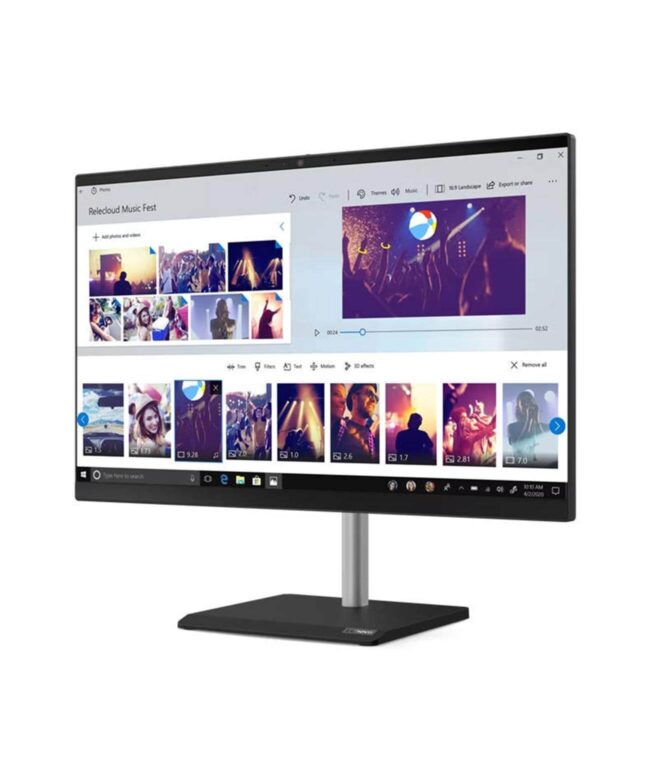 LenovoV50a-24 Business All-In-One Computer Intel® Core™ i5-10400T 10th Gen Processor, 8GB Ram, 256GB SSD, 23.8'' Full HD (1920 x 1080) Screen, Win 11 Pro, Black Color, 11FJ000KUM