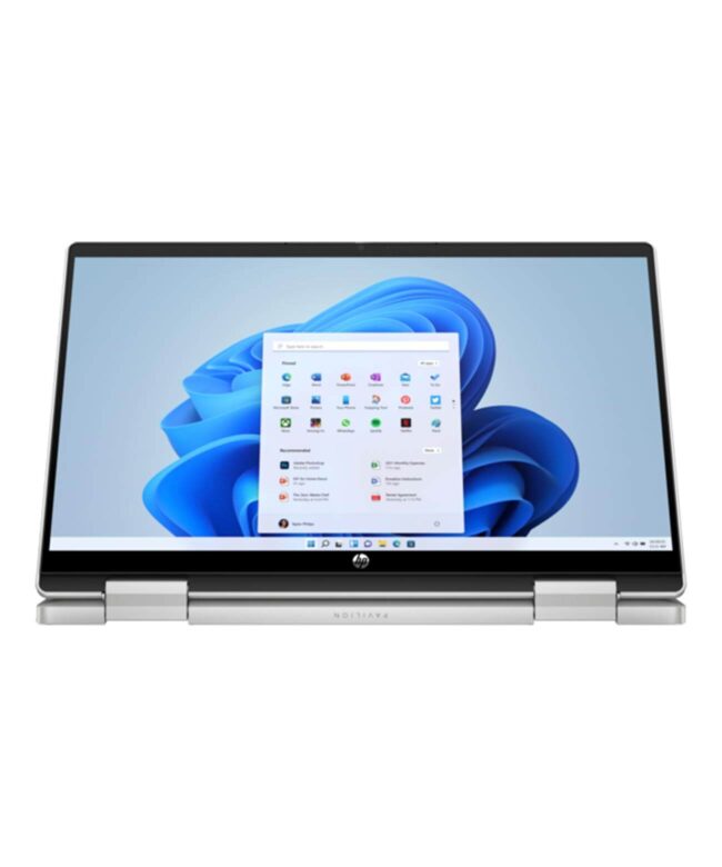 HP Pavilion 14t-ek000 Convertible X360 2-In-1 Intel® Core™ i7-1255U 12th Gen Processor, 16GB Ram, 1.0TB SSD, 14.0'' Full HD (1920x1080) Touch Screen, Active Pen, Finger Print, Silver Color, Windows 11 Home, 54B23AV