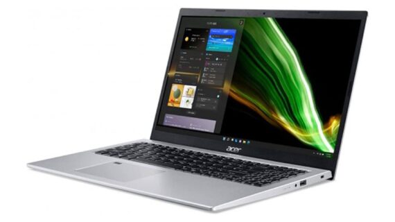 Acer Aspire 3 Intel® Core™ i5-1135G7 11th Gen Processor, 8GB Ram, 1.0TB Hard Drive, 2GB MX350 Graphic, 15.6'' Full HD (1920x1080) Screen, Silver Color, Win11H, NX.ADUEM.00C A315-58G-53JM