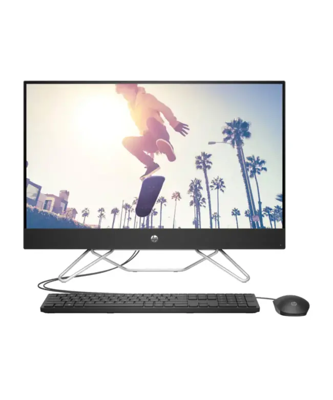 HP 24-cb1023nh All-In-One Intel® Core™ i5-1235U 12th Gen Processor, 8GB Ram, 512GB SSD, 23.8'' Full HD Touch Screen, Win11 Pro, Black Color