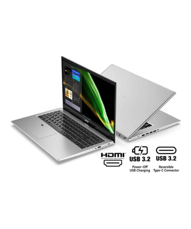 Acer Aspire 3 Intel® Core™ i5-1135G7 11th Gen Processor, 8GB Ram, 1.0TB Hard Drive, 2GB MX350 Graphic, 15.6'' Full HD (1920x1080) Screen, Silver Color, Win11H, NX.ADUEM.00C A315-58G-53JM