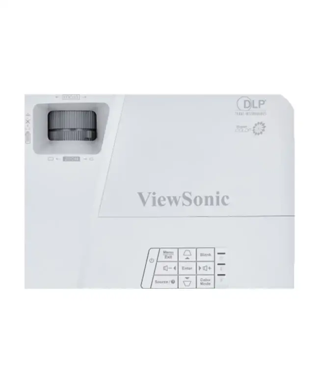 ViewSonic PA503X 3800-Lumen WXGA DLP Projector, 3D-Capable, 5Color Modes,VGA Output for Loop-Through, 2W Speaker, HDMI, Composite Video, 2x VGA Inputs, Analog Audio In & Out, White