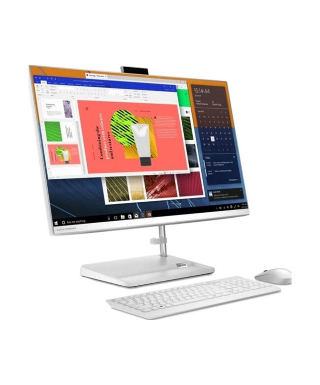 Lenovo IdeaCentre 3-27ITL6 All-in-One Computer Intel® Core™ i7-1165G7 11th Gen Processor, 16GB Ram, 1TB Hard Drive, 2GB MX450 Graphic, 27.0'' Full HD (1920 x 1080) IPS Screen, Win 11 Home, White Color, F0FW005AAX