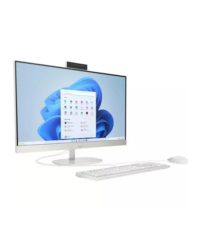 Hp 24-CR0040ny All-in-One Intel Core i7-1355u 13th Gen processor, 16GB Ram, 512GB SSD, 23.8” FHD (1920x1080) Touch Screen, Shell white, 8P9N1EA, Window 11 Pro