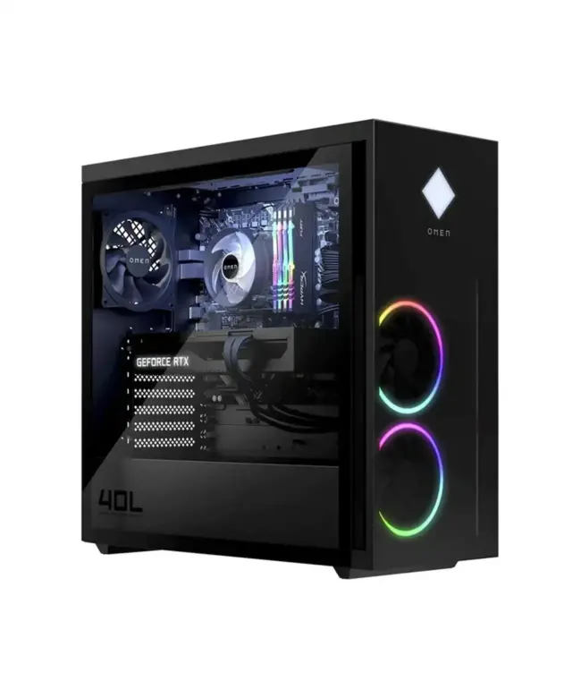 HP Omen 40L GT21-0074 Gaming Desktop Tower Intel® Core™ i7-12700K Gen Processor, 16GB DDR4 Ram, 1.0TB SSD, 12GB RTX 3060 Graphic, Windows 11 Home, Black Color