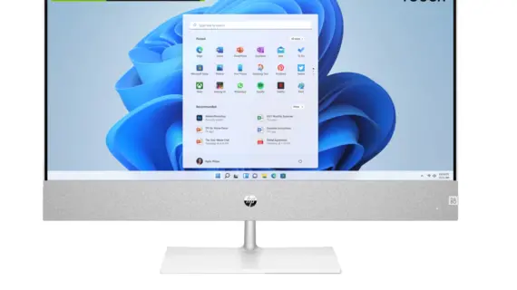 Hp Pavilion 27-ca2023ny All-in-One Intel Core i7-13700T 13th Gen processor,16GB Ram, 512GB SSD, RTX 3050 4GB, 27” FHD (1920x1080) Touch Screen, Snowflake white, 8G4J1EA, Window 11 Pro