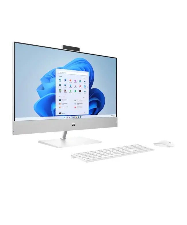 Hp Pavilion 27-ca2020ny All-in-One Intel Core i7-13700T 13th Gen processor,16GB Ram, 512GB SSD, RTX 3050 4GB, 27” FHD (1920x1080), Snowflake white, 8G4H9EA, Window 11 Pro