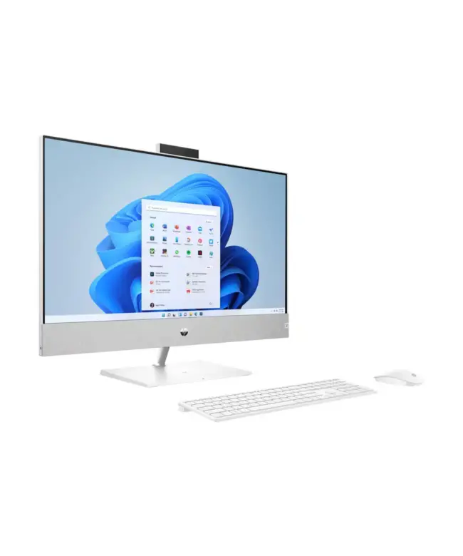 Hp Pavilion 27-ca2021ny All-in-One Intel Core i7-13700T 13th Gen processor,16GB Ram, 512GB SSD, RTX 3050 4GB, 27” QHD (2560x1440), Snowflake white, 8G4J0EA, Window 11 Pro