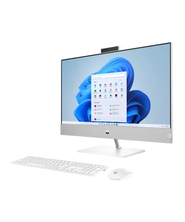 Hp Pavilion 27-ca2021ny All-in-One Intel Core i7-13700T 13th Gen processor,16GB Ram, 512GB SSD, RTX 3050 4GB, 27” QHD (2560x1440), Snowflake white, 8G4J0EA, Window 11 Pro