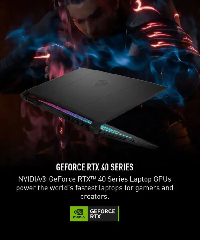 MSI Katana 15 B13VGK GAMING LAPTOP Intel® Core™ i7-13620H up to 4.9GHz Processor 16GB Ram 1TB SSD NVIDIA® GeForce RTX™ 4070 8GB GDDR6 Graphics 15.6" FHD 144Hz, IPS-Level Black Windows 11 Home